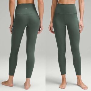 Lululemon Align High-Rise Pant Sz 10 with Pockets 25" In
Dark Forest